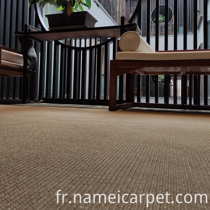 Natural Sisal Fiber Carpet Roll Wall To Wall Straw Carpet For Home Hotel Resort Office Floor Decoration 196